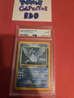 Pokemon Articuno 2/62 Fossil Holo PSA 6 - Image 2