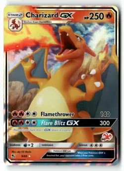 Charizard GX 9/68 Hidden Fates Pokemon TCG NM - Image 1