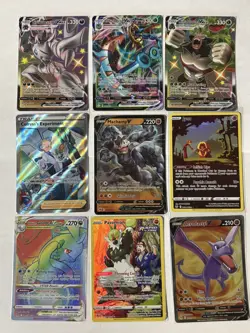 Pokemon Lot Of 9 (RARE - EX - VMAX - V - VSTAR) NM #6 - Image 1