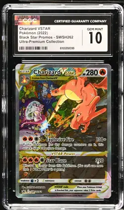 CHARIZARD VSTAR Sword & Shield UPC Promo #SWSH262 CGC 10 Pokemon [Nostalgium] - Image 1