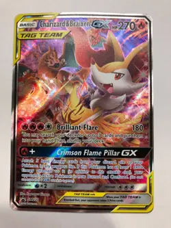 Charizard & Braixen GX SM230 Pokemon SM Promos - LP - Image 1