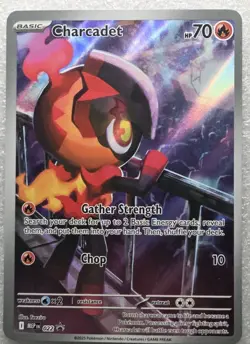 Pokemon TCG Phantasmal Flames Promo - Charcadet MEP 022 NM Pack Fresh - Image 1