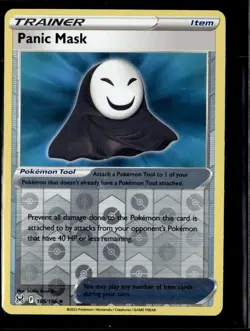 Pokemon Panic Mask 165/196 Lost Origin Reverse Holo Uncommon - Image 1