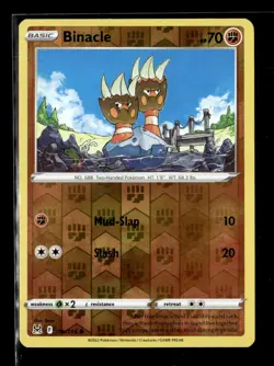 Pokemon Binacle 106/196 Lost Origin Reverse Holo Common - Image 1
