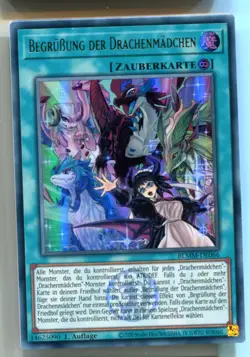 Yu-Gi-Oh! Begrussung der Drachenmadchen Ultra Rare BLMM-DE066 - Image 1