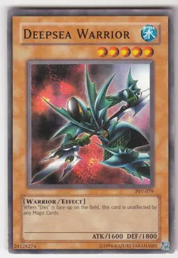 YU-GI-OH Deepsea WArrior Common englisch PSV-079 Tiefseekrieger - Image 1