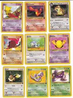 Pokemon Team Rocket COMPLETE SET Common Vintage WOTC 24 Card Lot MP-NM - Image 2