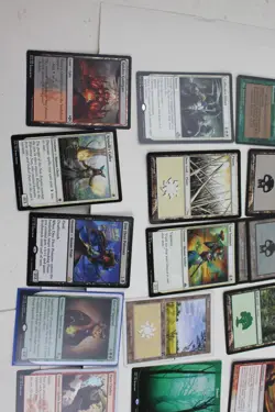 Magic The Gathering Card lot MTG vintage and modern collection plains - Image 2