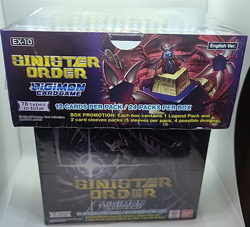 Digimon Card Game Sinister Order Booster 2 Box Lot Factory Sealed Brand New - Image 1