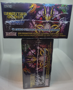 Digimon Card Game Sinister Order Booster 2 Box Lot Factory Sealed Brand New - Image 3