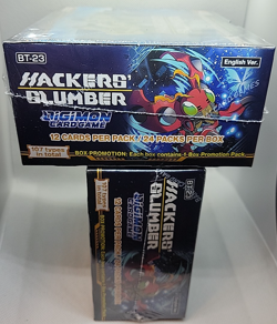 Digimon Card Game Hackers Slumber Booster 2 Box Lot Factory Sealed Brand New - Image 2
