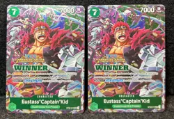 Eustass"Captain"Kid (Winner Pack Vol. 5) ST02-013 One Piece Promotion Cards x2 - Image 1