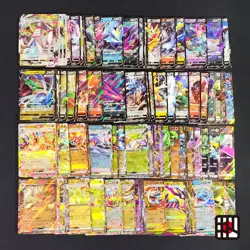 Bulk Lot of 100 V ex VMAX VSTAR NM-LP No duplicates Japanese Pokemon Card R461 - Image 1
