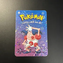 Mr. Mime #122 - Vintage Vending Machine Prism Sticker 2000 - Pokemon Card - Image 1