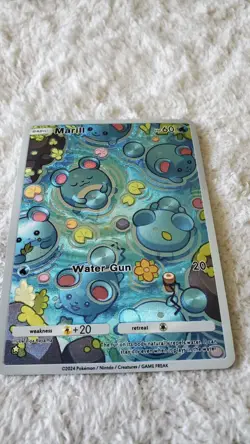 ART CARD ~ Pokemon Pocket TCG Marill Illustration Immersive Textured ~ - Image 3