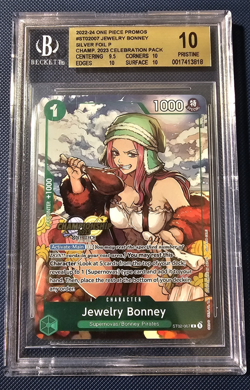 BGS 10 PRISTINE Jewelry Bonney 2023 CS Celebration Pack One Piece Card Game - Image 1
