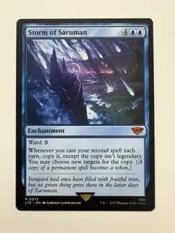 Storm of Saruman MTG Magic the Gathering Card NM Near Mint LTR - Image 1