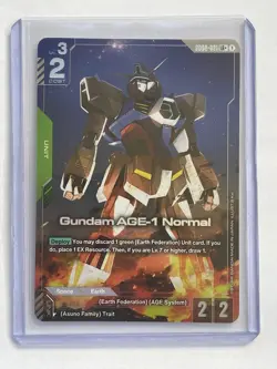 Gundam AGE-1 Normal Gundam Card Game Dual Impact GD02-021 Alt Art - Image 1