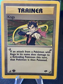 Pokemon TCG Trainer Card Koga Gym Challenge 19/132 - Image 1