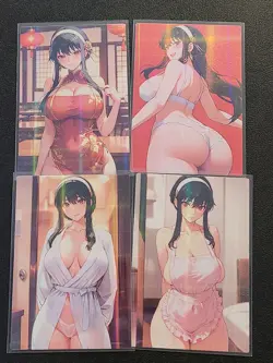 Yor Forger Spy x Family - Anime Goddess Waifu Doujin DIY Card - Image 1