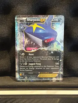 Sharpedo EX - 91/160 - Pokemon Primal Clash XY Ultra Rare Card NM - Image 1