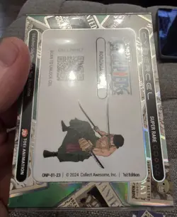2024 One Piece CyberCel Series 1 Roronoa Zoro SUPER RARE • Unscanned * READ! - Image 3