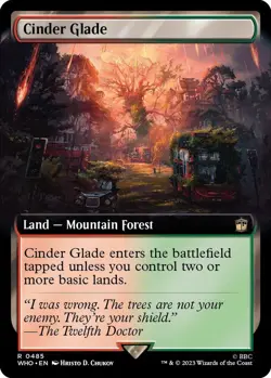 FOIL - Cinder Glade (Extended Art) - Universes Beyond: Doctor Who (WHO) - Image 1