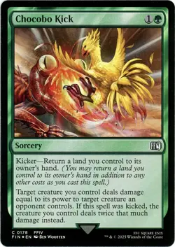 Chocobo Kick (Foil) - 0178 - Final Fantasy - MTG - NM/M - Image 1