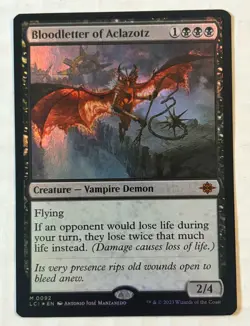 Bloodletter of Aclazotz the Lost Caverns of Ixalan Foil Near Mint - Image 1