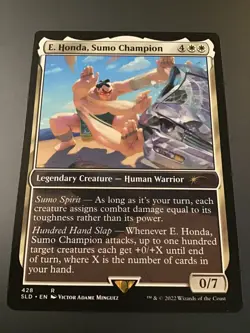 MTG x Street Fighter Secret Lair #428 E. Honda, Sumo Champion NM - Image 1