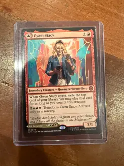 MTG Magic the Gathering Gwen Stacy (78/314) Marvel's Spider-Man LP - Image 1