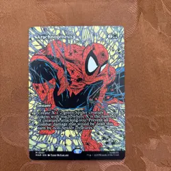 Arachnogenesis (Borderless) - Spider-Man - Magic: The Gathering 0031 McFarlane - Image 1