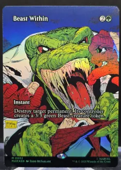 Beast Within #33 Marvel's Spider-Man Borderless Foil Mythic - Image 1