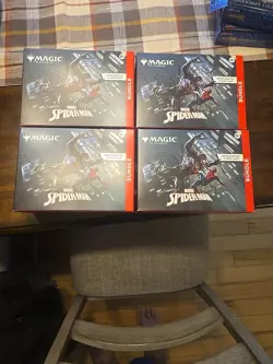 LOT OF 4 Magic The Gathering MTG Marvel's Spider-Man Bundle Box New Sealed - Image 5
