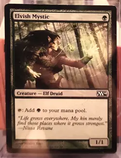 MtG Creature Elvish Mystic Elvish Mystic Common M14 Regular - Image 1