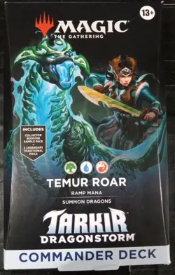 Tarkir: Dragonstorm Commander Deck - Temur Roar MTG Brand New Sealed - Image 1