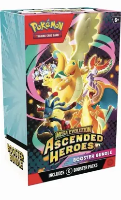 Presale: Pokemon TCG: Mega Evolution-Ascended Heroes Booster Bundle (LOT OF 4) - Image 3
