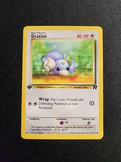 Pokemon TCG - Team Rocket - Dratini #53/82 (1st Edition) - Image 1