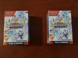 2 X Pokemon TCG Scarlet & Violet Prismatic Evolutions Booster Bundle ✅Sealed✅ - Image 1