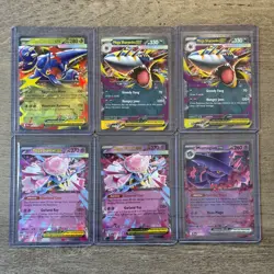 Mega EX and EX 6 Card LOT - 2025 Phantasmal Flames Pokemon TCG - Image 1