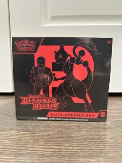 Auc#9 Pokemon TCG S & V Destined Rivals Elite Trainer Box ETB Sealed *Ships Fast - Image 1