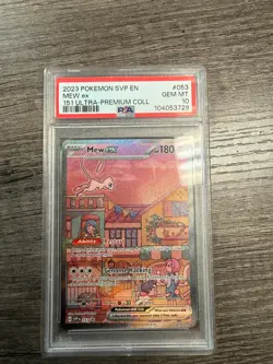 Pokemon SVP Scarlet & Violet 151 UPC Ultra Premium MEW 053 PSA 10 GEM MINT - Image 1