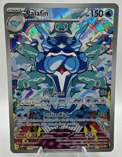 Pokemon TCG Palafin 200/197 2023 Obsidian Flames Illustration Rare Card - NM - Image 1