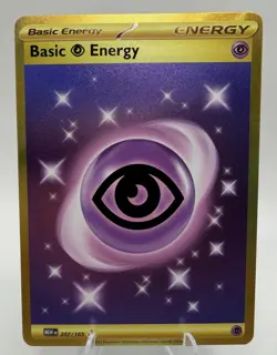 Pokemon Psychic Energy 207/165 MEW EN-151 Gold Hyper Rare Holo NM - Image 1