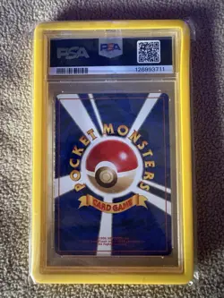 1999 Pokemon Japanese Gym 2 Lt. Surge's Raichu Holo PSA 8 With Yellow Bumper - Image 2