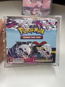 2014 XY Phantom Forces Booster Box Factory Sealed (RARE) W/Acrylic Pokemon TCG - - Image 1