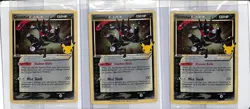 (3) Lot 2021 Pokemon SWSH BSP Greninja Gold Star Celebrations Promo #SWSH144 - Image 1