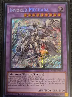 Yugioh! Invoked Mechaba - MP24-EN059 - Prismatic Secret Rare - 1st Edition Near - Image 1