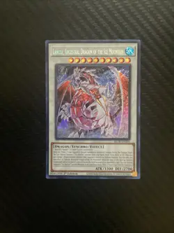 Yu-Gi-Oh! 2024 Lancea, Ancestral Dragon of the Ice Mountain BLTR-EN005 Secret NM - Image 1