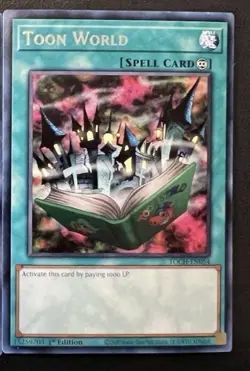 Yu-Gi-Oh! TCG Toon World 1st Edition Rare TOCH-EN054 NM - Image 1